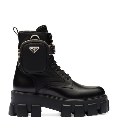 prada women's monolith boots|prada monolith boots sale.